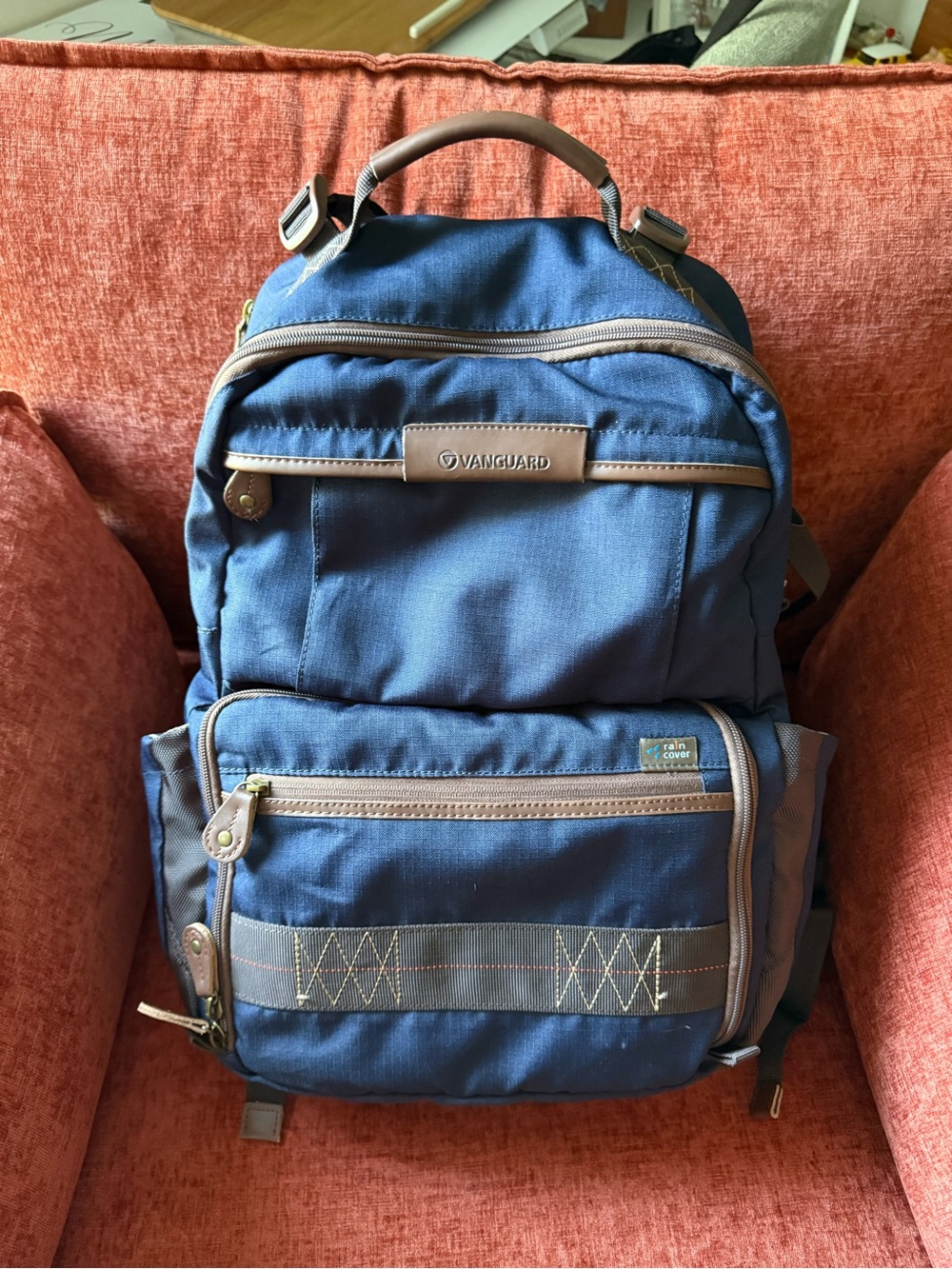 Navy Blue Men's Backpack -
